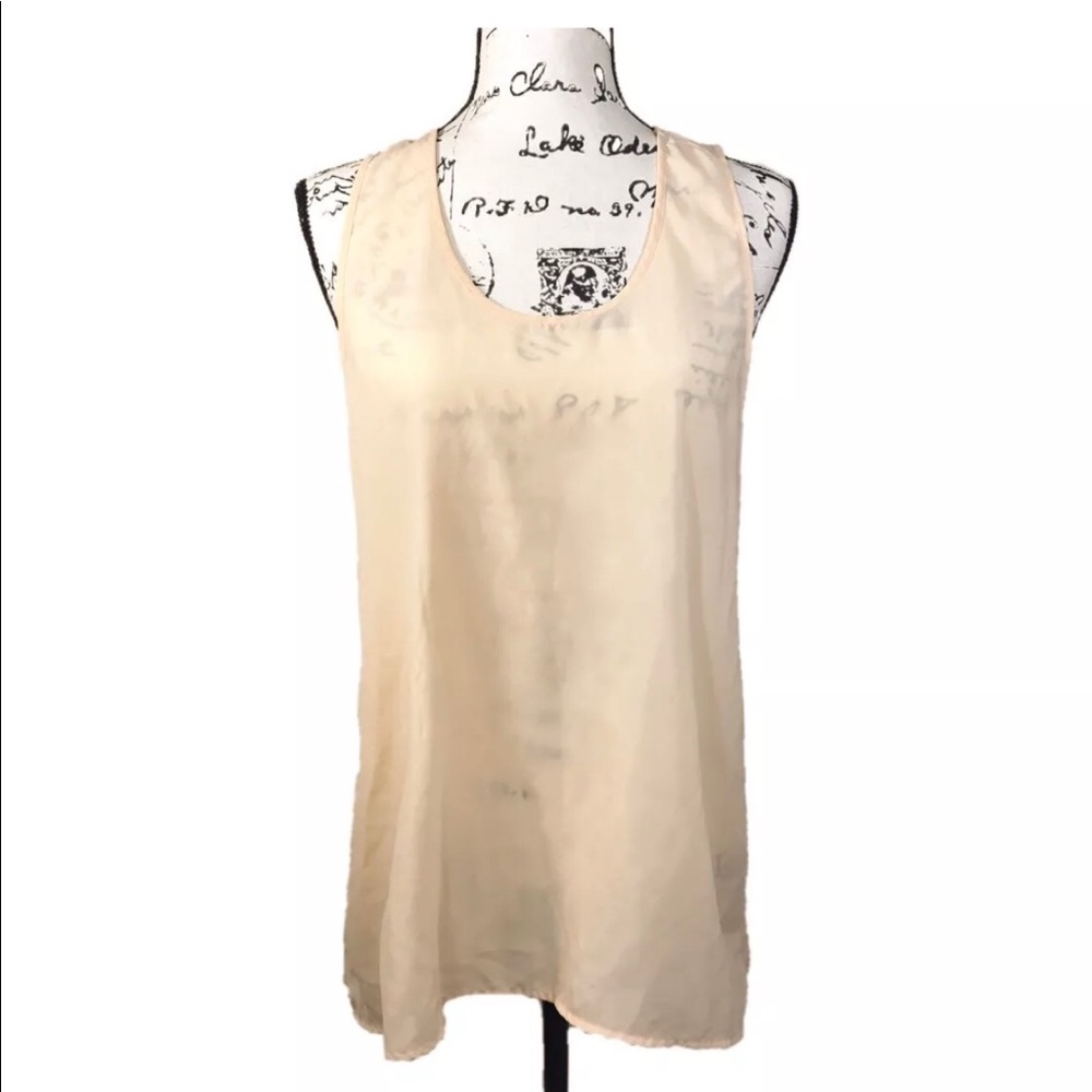 Japna Sleeveless 1/2  blouse Tank top size Large